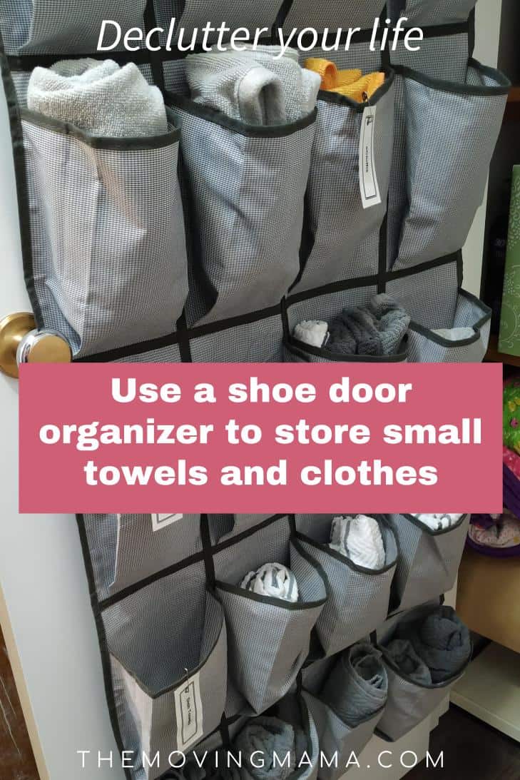 declutter your life with shoe organizer for linens like towels