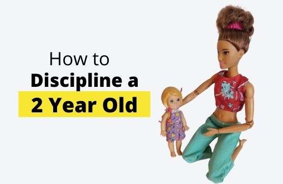"How to discipline a 2 year old?" with mom and daughter Barbies
